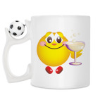 Кружка с футбольным мячиком