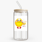 Банка с бамбуковой крышкой