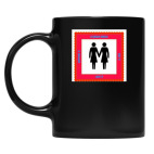 Кружка цветная UV-DTF