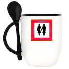 Кружка с ложкой