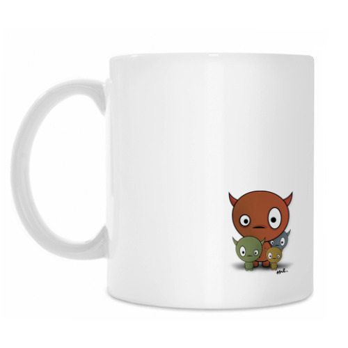 Кружка с принтом Чертята