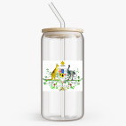 Банка с бамбуковой крышкой