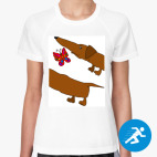 Женская спортивная футболка