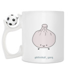 Кружка с футбольным мячиком