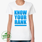 Женская футболка органик