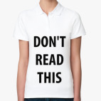 Женская рубашка поло