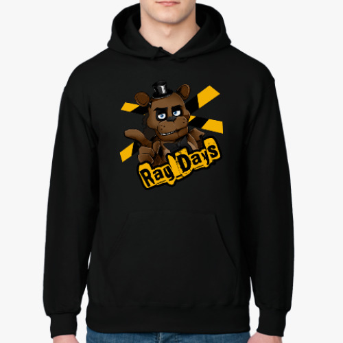 Толстовка худи с принтом Rag Days - Freddy