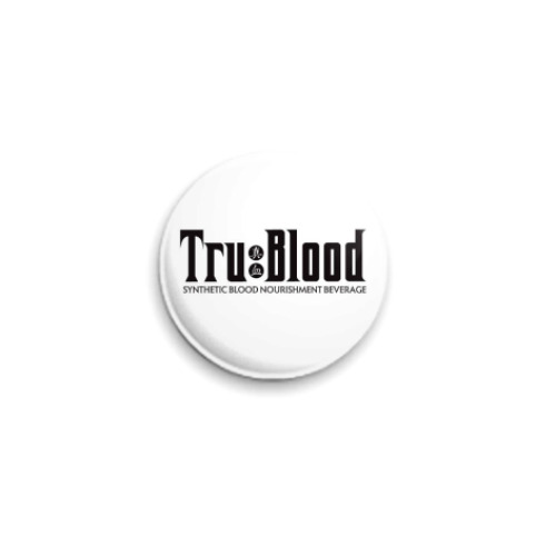 Значок 25мм с принтом  'True Blood'