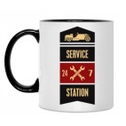 Кружка двухцветная