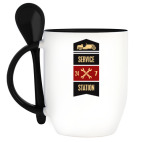 Кружка с ложкой