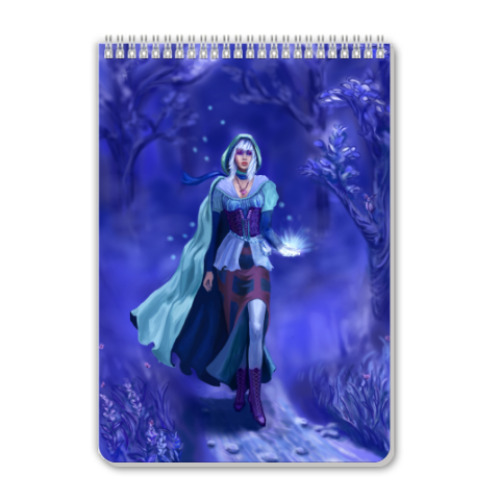 Блокнот с принтом  Нимфа