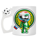 Кружка с футбольным мячиком