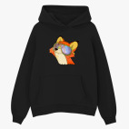 Толстовка худи оверсайз