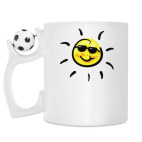 Кружка с футбольным мячиком