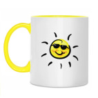 Двухцветная кружка Sun