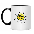 Кружка двухцветная