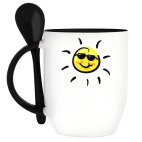 Кружка с ложкой