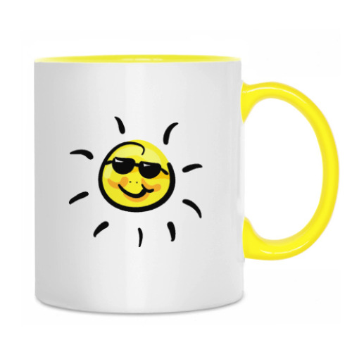 Кружка с принтом Sun
