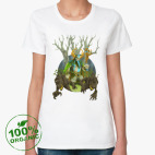 Женская футболка органик