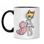 Кружка двухцветная