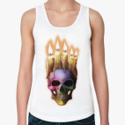 Череп цвет 'Корона и свечи'