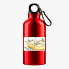 Металлическая бутылка 400 мл UV-DTF