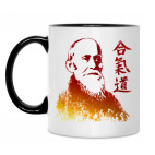 Кружка двухцветная