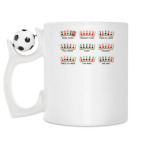 Кружка с футбольным мячиком