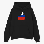 Толстовка худи оверсайз