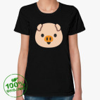 Женская футболка органик