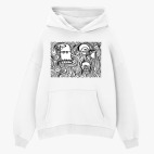 Толстовка худи оверсайз