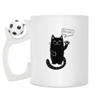Кружка с футбольным мячиком