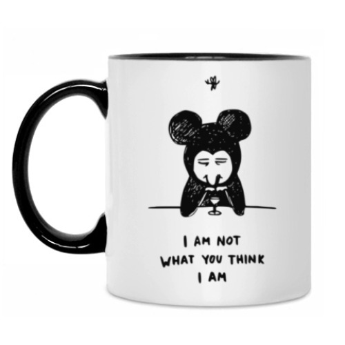 Кружка с принтом Not a Mickey M