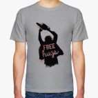 Классическая футболка Кожаное лицо обнимашки