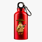 Металлическая бутылка 400 мл UV-DTF