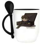 Кружка с ложкой