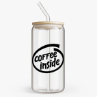 Банка с бамбуковой крышкой