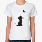 Котенок и бабочка