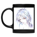 Кружка цветная UV-DTF