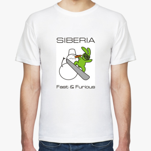 Футболка с принтом Siberia Fast & Furious