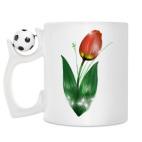 Кружка с футбольным мячиком