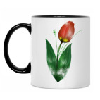 Кружка двухцветная