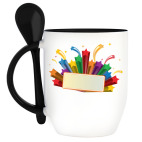 Кружка с ложкой