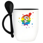 Кружка с ложкой