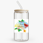 Банка с бамбуковой крышкой