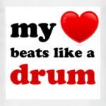 like a drum