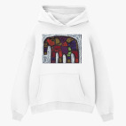 Толстовка худи оверсайз