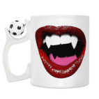 Кружка с футбольным мячиком