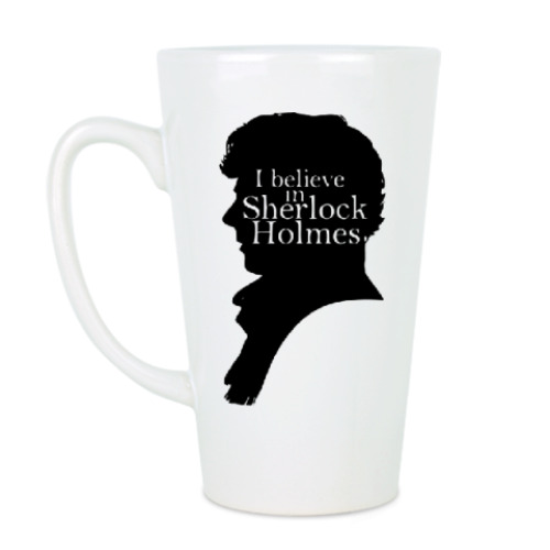 Чашка Латте с принтом Шерлок(Sherlock)