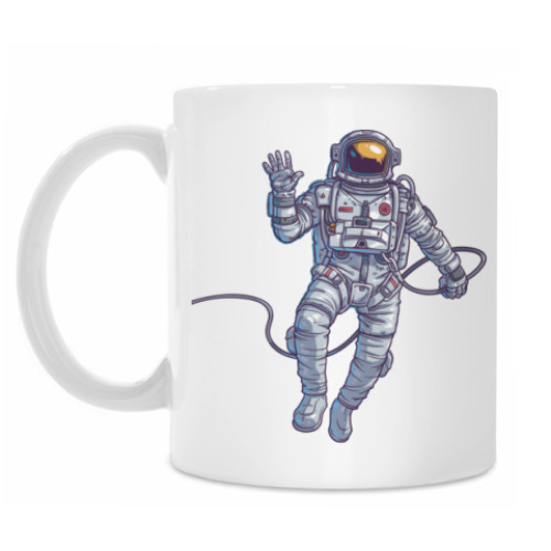 Кружка с принтом Астронавт